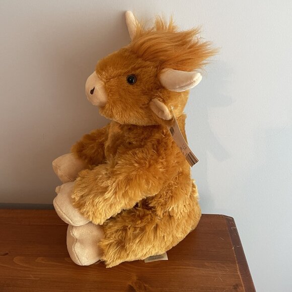 Build-A-Bear Shaggy Highland Cow Plush - Picture 4 of 9